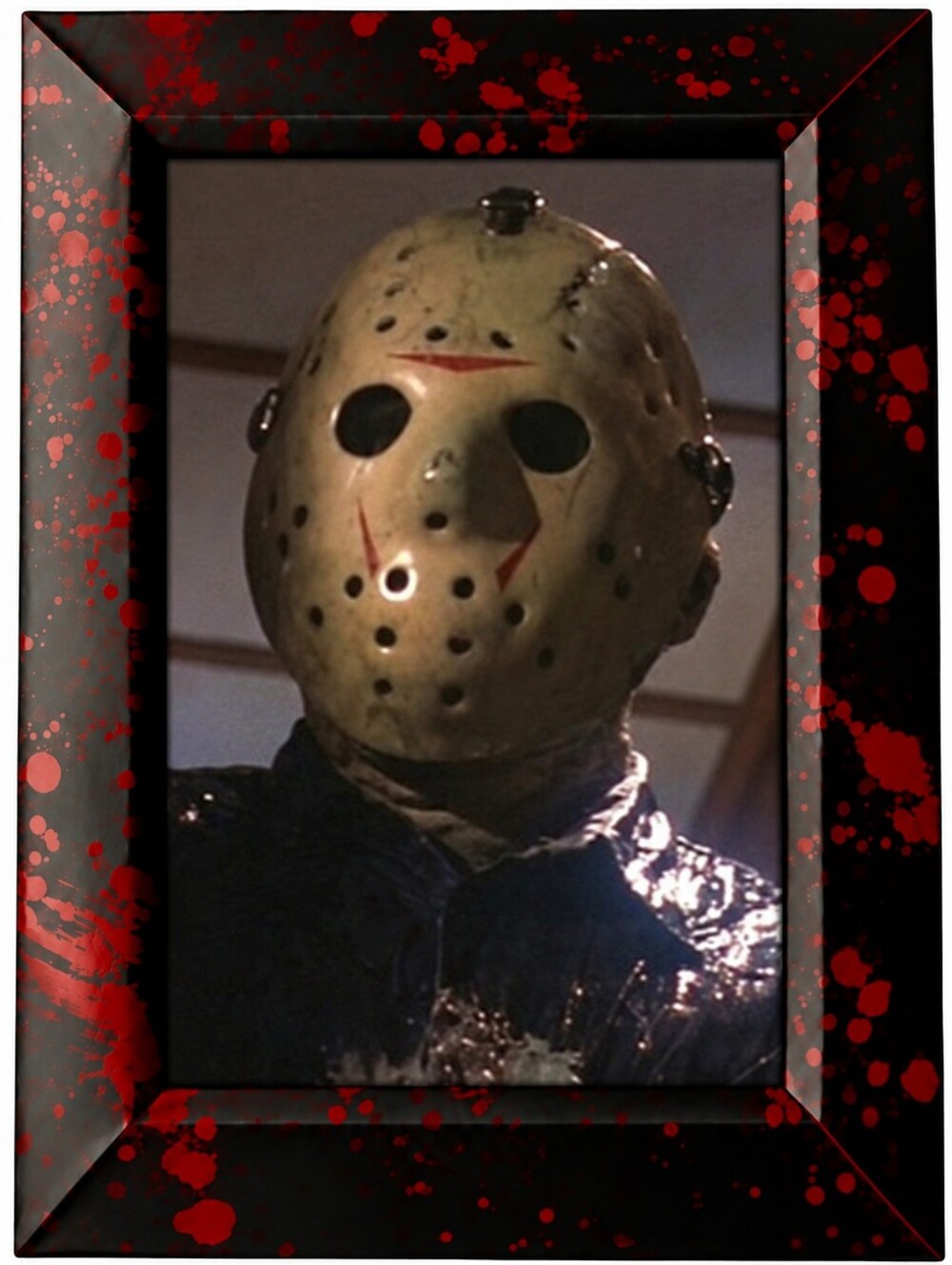 Vintage Horror Bloody Friday the 13th Jason voorhees Halloween Framed Art Print